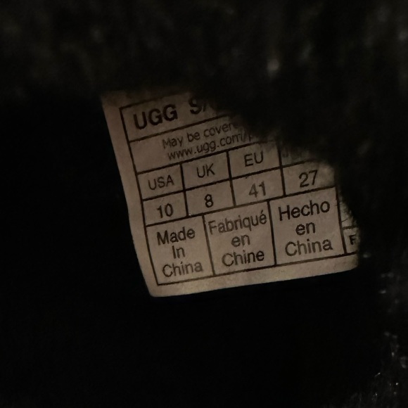 Ugg Women’s Black Slippers - Picture 7 of 7